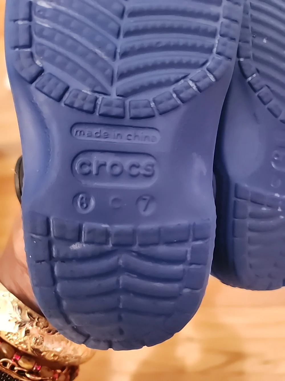 Crocs Marvel Blue Avengers Character Slip-On Toddler Clog Mules